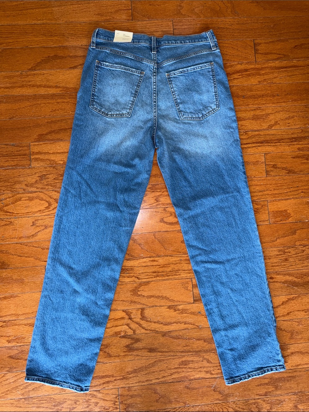Universal Thread High Rise 90s Straight Jeans Medium Wash Comfort Stretch - Picture 9 of 9